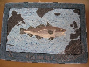 Kiss the Cod - Design by Fern Strong